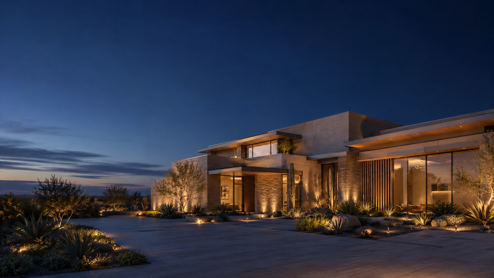 Contemporary Saudi villa exterior shown as a TBG home design concept